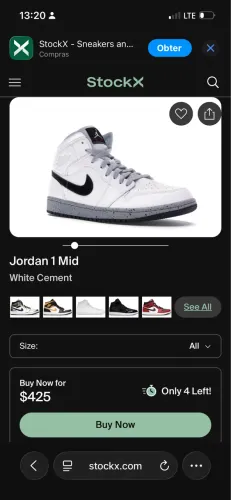 Nike Air Jordan white cement
