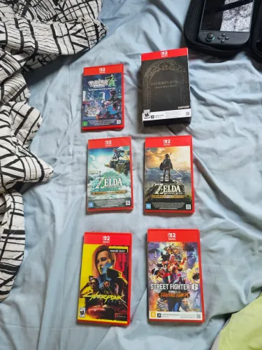 Jogos Nintendo Switch 2 e NS2 Edition.