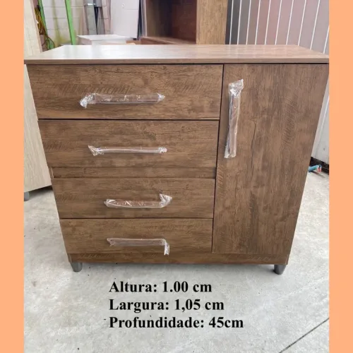 Cômoda com 4 gavetas - entregamos hoje