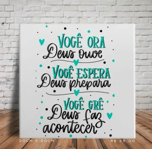Azulejos Decorativos, com fotos e/ou mensagens