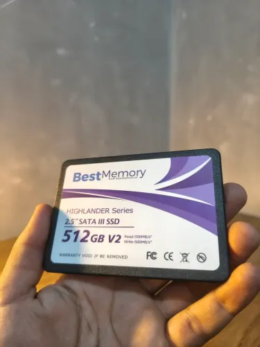 SSD SATA 512GB BestMemory | 2,5" | Aceito Cartão | Entrego & OLX Pay