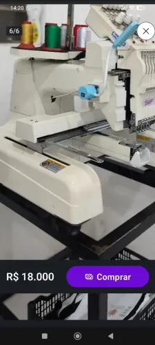 Máquina de bordar SWF