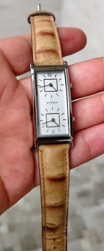 Relógio Skagen Denmark dual time