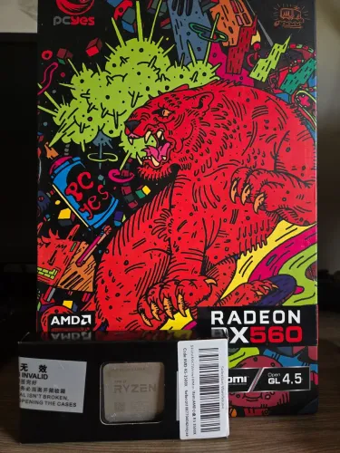 Kit ryzen 5 3500x e rx 560 4g
