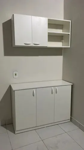 Armário e balcão de cozinha novo em mdf