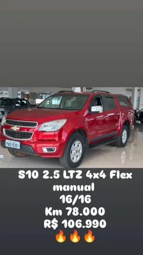 Chevrolet S10 Pick-up LTZ 2.5 Flex 4X4 CD Aut. 2020