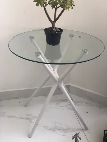 Mesa vidro redonda