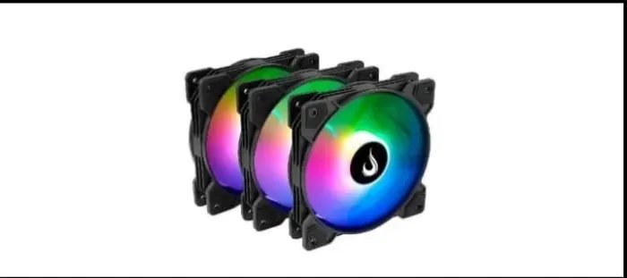 Kit 3 Fans RGB 120mm para PC Gamer - Silenciosas e Iluminação Colorida