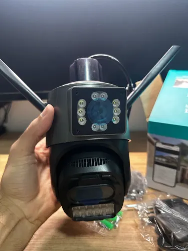 Câmera Wi-Fi 360° dupla