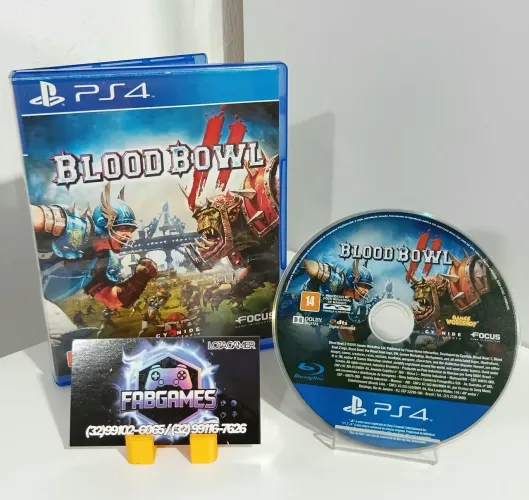 Jogo PS4 Blood bowl. Aqui na LOJA FABGAMES ( Loja física)