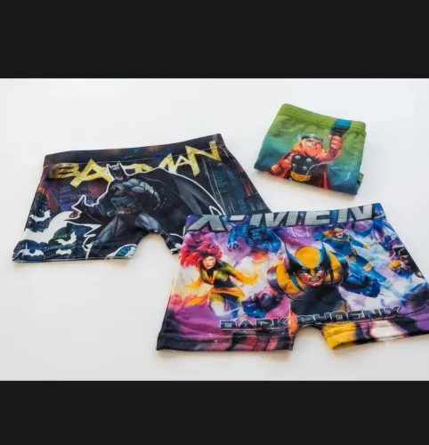 Kit 3 cuecas box infantil ?