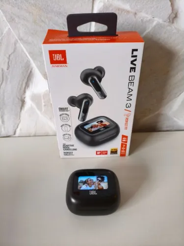 Fones de Ouvido Bluetooth JBL Live Beam 3 Preto