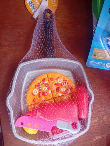 Kit De Brinquedo Frigideira, Pizza 7 Peças Domni
