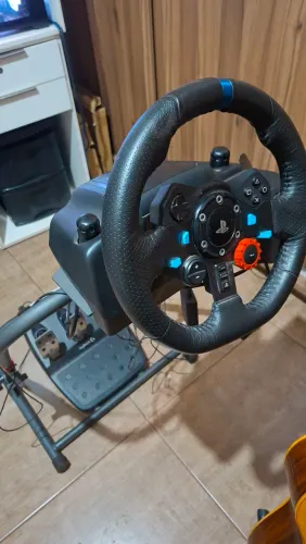 Volante Logitech G29 +Câmbio Original +Cockpit Suporte Veloce v2 Aceito Negociação