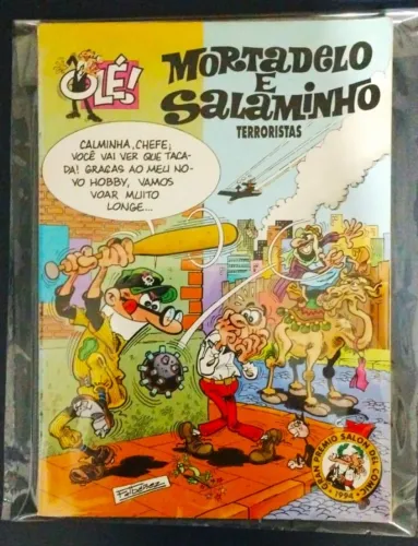 MORTADELO E SALAMINHO N.1 TERRORISTAS OLÉ ED MANOLE RARIDADE PARTICULAR EXCELENTE ESTADO