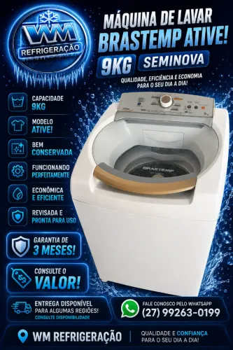 Máquina de lavar brastemp
