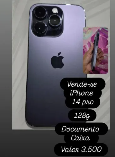 Vendo iPhone  14 pro ,interessado chame no zap