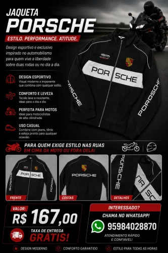 Jaqueta porsche 