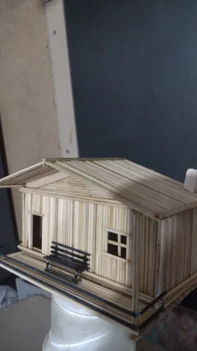 Casinha de bambú