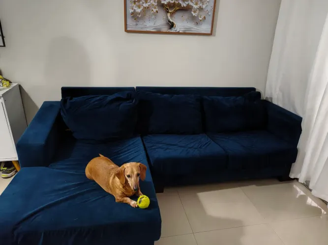 Sofá chaise muito confortável