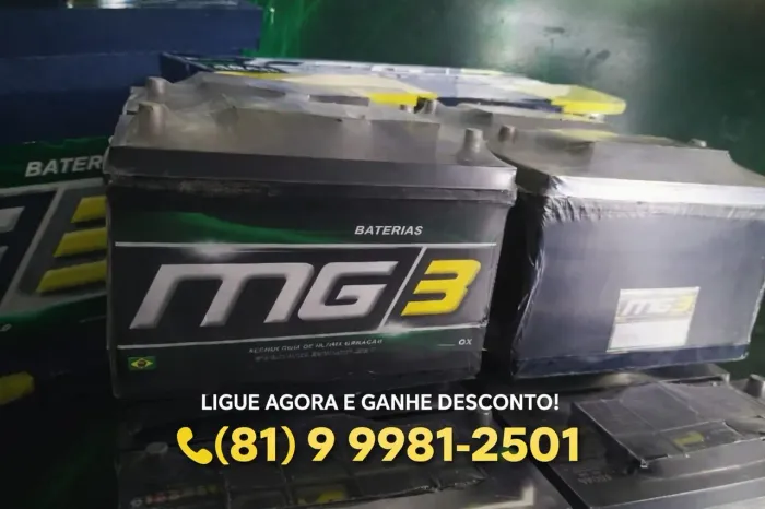 Bateria mg3 100 ah 12 meses de garantia