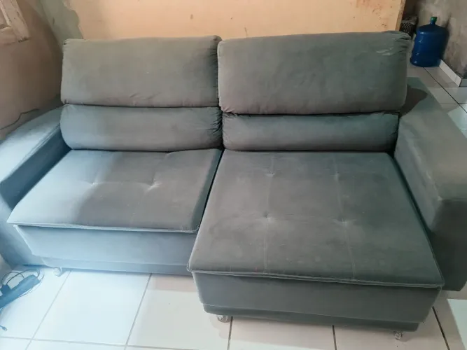 Sofá retrátil e reclináve 2 lugares