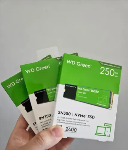 SSD nvme WD SN350 250gb - Novo