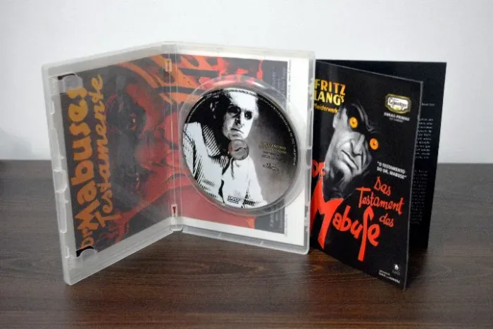 DVD Filme "O Testamento do Dr. Mabuse" - Edição Especial | Original com Encarte e Livreto