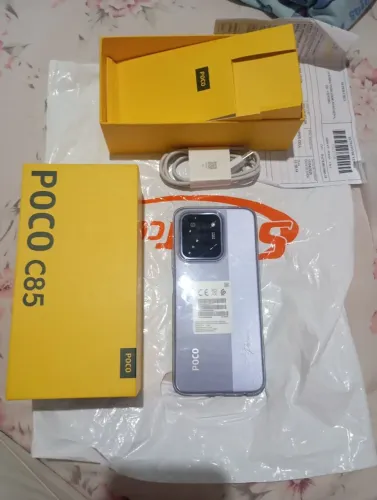 Vendo celular poço c85 de 256 novo nunca usado