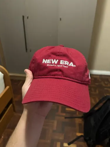 bone new era original vermelho