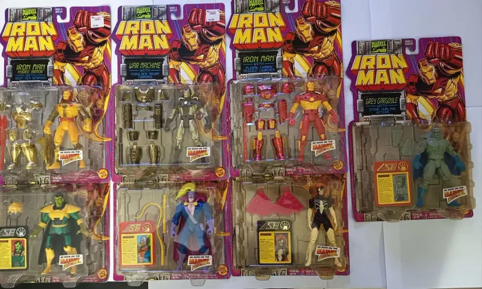 Iron Man Action Hour Série 01, Completa e Lacrada - ToyByz 1996