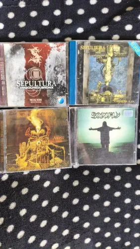 Sepultura Soulfly 4 cds rock metal
