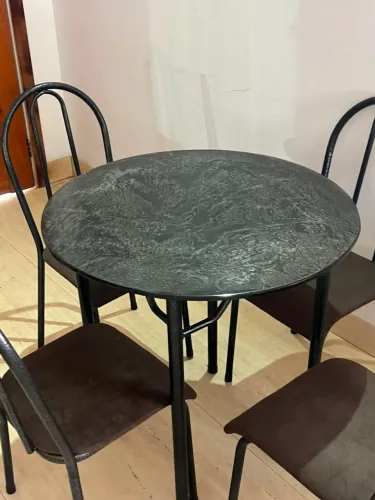 MESA JANTAR 4 CADEIRAS - FAÇO ENTREGA.