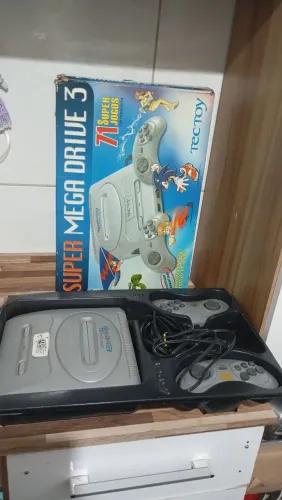 Mega drive 71 jogos na memória com berço e caixa funcionando