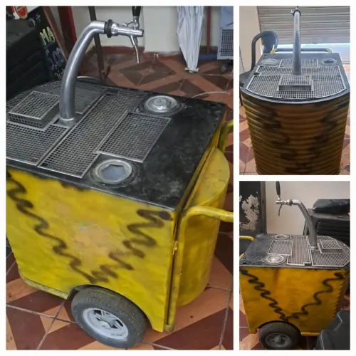 Carrinho Chopeira para barril de Chopp. 