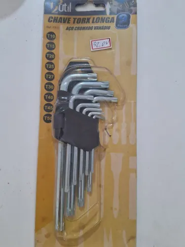 Chave Torx Longa 9 peças