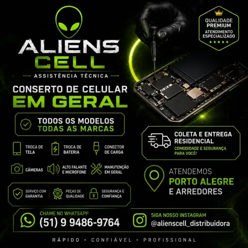 Assistência Técnica Celular | Todos os Modelos | Aliens Cell