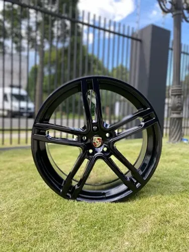Rodas Porsche Macan Preto Brilhante 5x112 - 20x7,5 offset 42 (Nv)
