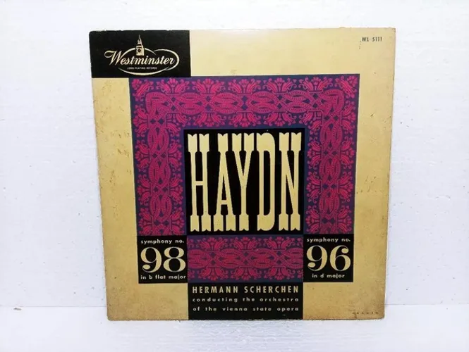 Lp Vinil Haydn Conducted Herman Scherchen / 1952 Importado