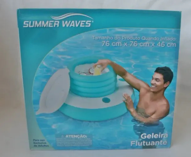 Promoção! Boia cooler aquático playground flutuante
