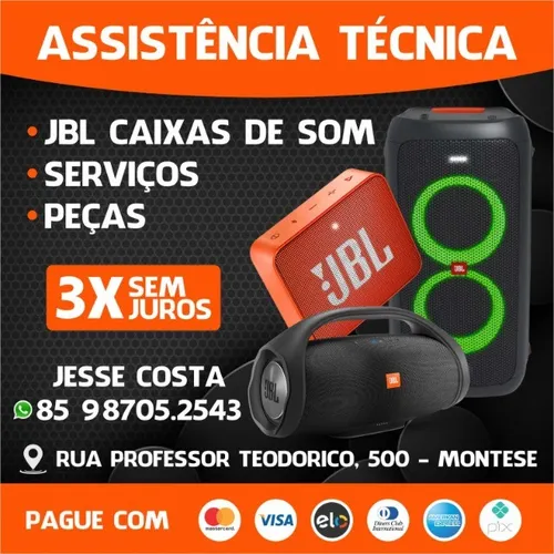 Conserto JBL Bateria Caixinha Caixa de Som Portatil - Jesse Costa