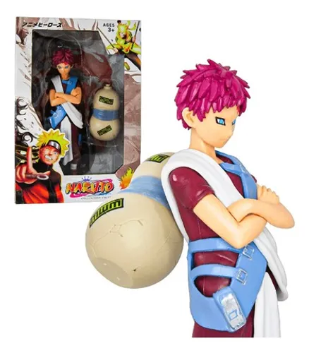 Boneco Gaara Anime Naruto Shippudden Action Figure