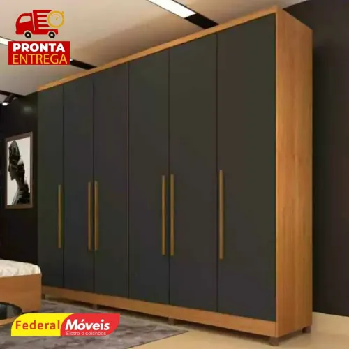 Guarda Roupa 6 Portas Novo Fazemos Entrega 