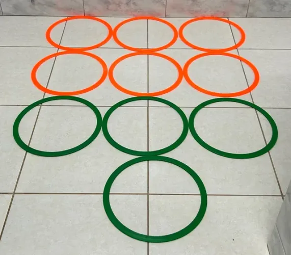 Kit 10 Argolas para Treino Funcional de Agilidade 