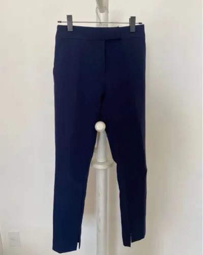 calça social em alfaiataria p.a concept 36/38 azul marinho