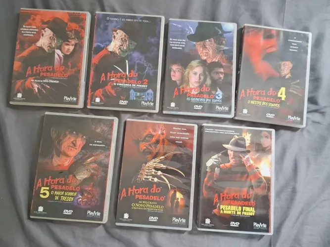 Dvds A Hora do Pesadelo - Coleção 1 ao 7