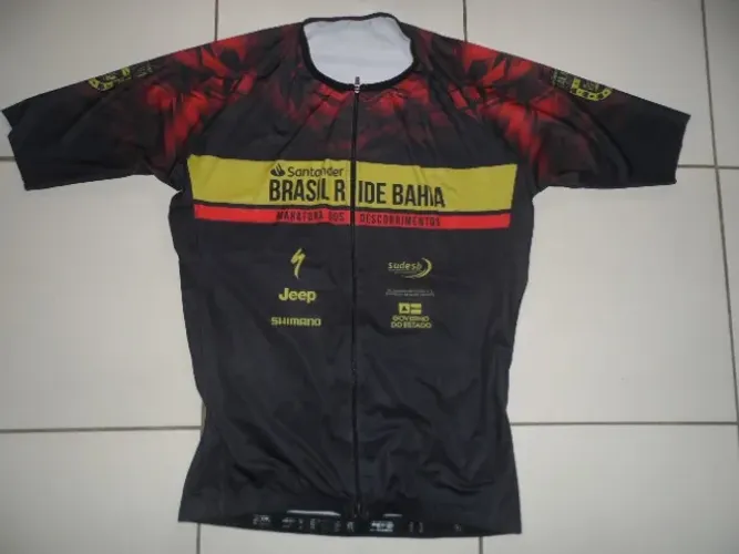 Camisa de Ciclista tamanho G Mangas Cortadas