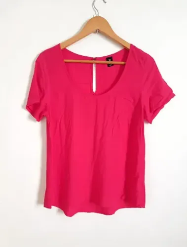 Blusa Bata manga curta Feminina