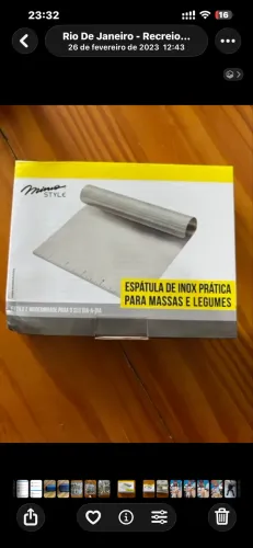 Espátula culinária inox