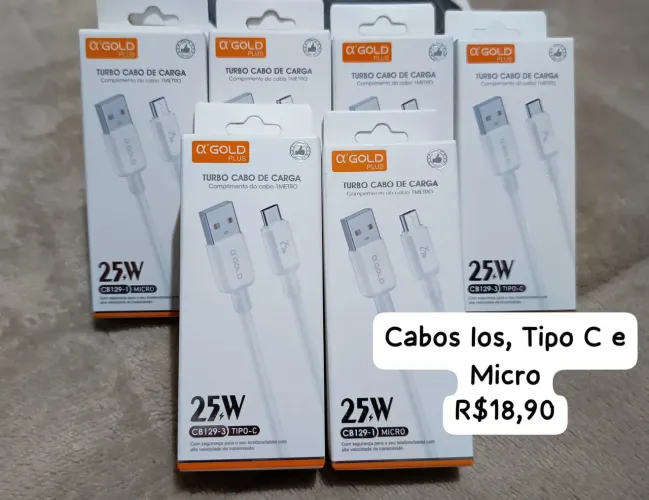 Cabos Tipo C, IOS, V8